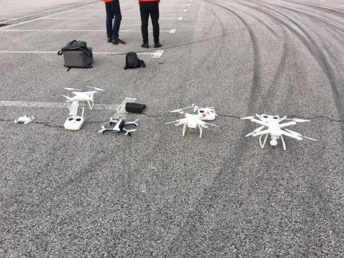 上海奥迪国际赛车场负责人参观“智慧城市”反无人机系统演示