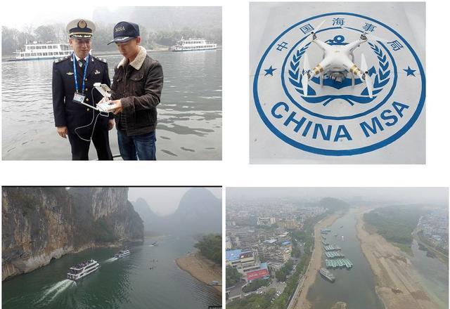 桂林漓江海事处无人机空中监管显成效
