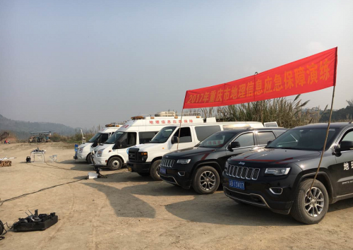 无人机采集、720全景图展现，安居镇模拟发生严重洪涝灾害