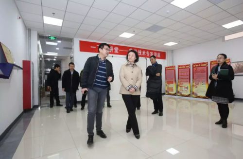 天津经济技术开发区管理委员会副主任于梅一行视察一飞总部