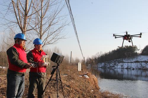 枣阳：无人机巡线 高效又安全