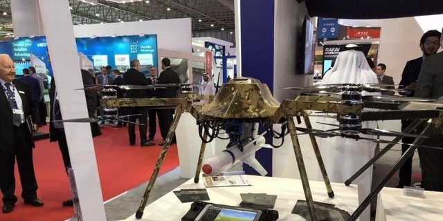 【Military-Grade Killer Drones】专为战斗目的设计的可挂载导弹的丝绒黄蜂无人机