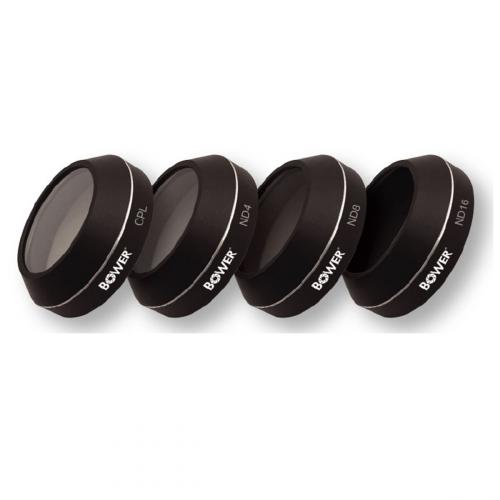 S. Bower Sky Capture系列DJI Mavic Pro滤镜套装四件套CPL ND4 ND8 ND16滤镜和Mavic Pro滤镜套