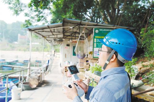 新会供电局全力以赴做好两会保供电工作 派出无人机开展精细特巡