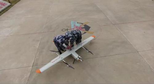 京东无人机补给军方后勤物资配送首飞成功