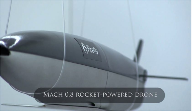 萤火虫火箭的动力的无人机