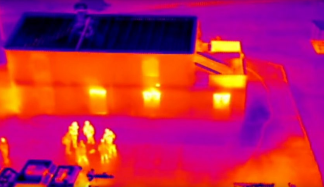 警方测试热敏DJI无人机