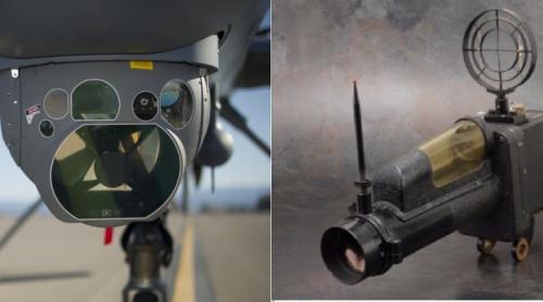 旧日军用「相机枪」记录空战过程，今无人机自动锁定目标！