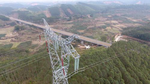 梧州供电局无人机精细排隐患畅通回家路