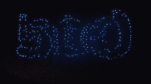 无人机编队表演秀带给我们的震撼