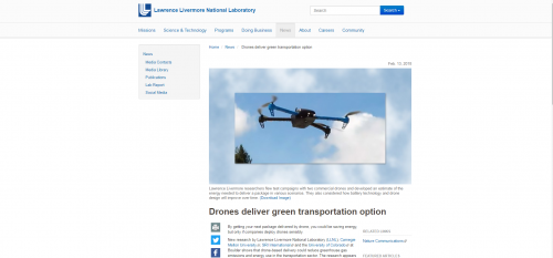 美国能源实验室情景分析，无人机或可减少运输业能耗