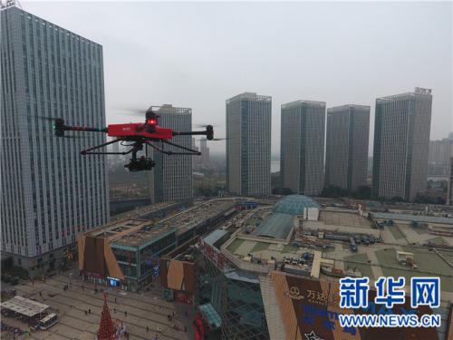 元宵节无人机“空中巡逻”为武汉开发区平安护航