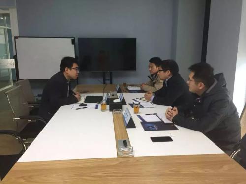 陕西航空经济技术开发区管委会到蜂巢航宇公司考察