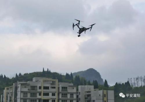 【平安桂林】灌阳警方无人机紧急升空 原为一朵“花”