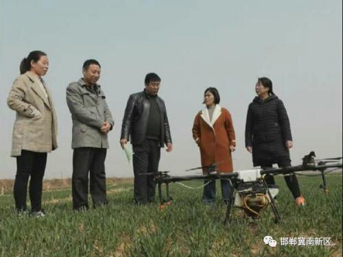 植保无人机统防统治，助推新区农业绿色发展