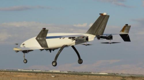 以色列研军民两用无人机陆地甲板可升降