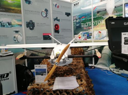 智航于第18届国际石油装备展发布油电混合垂直起降无人机V-400H