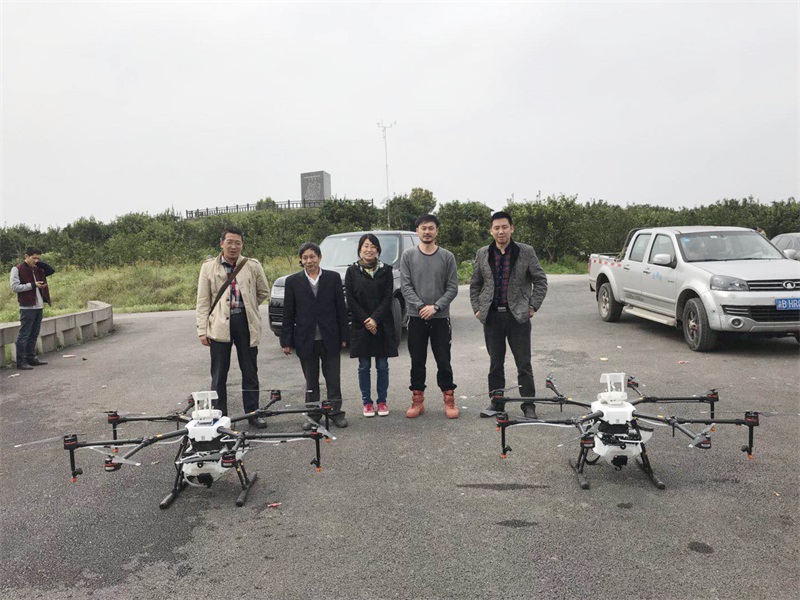 飞狐航空飞手应邀赴重庆长寿现代农业园区试飞作业