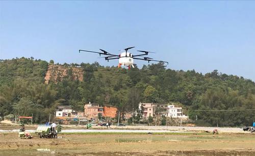 春耕总动员，银通无人机在河源市春耕会一展风采