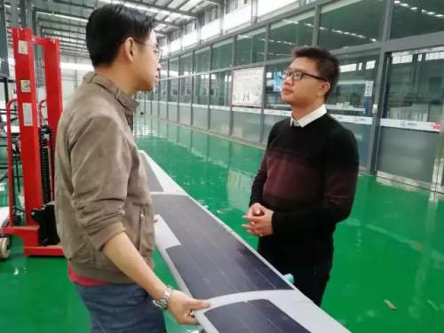 参观丨无人机网到我厂参观拜访