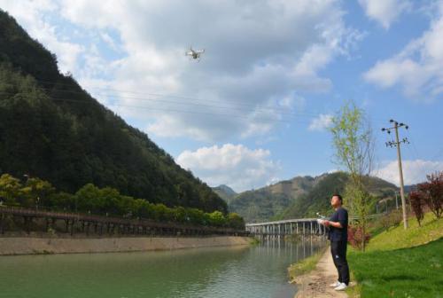 用“无人机”完成河道巡查 景宁这个治水妙招真科学