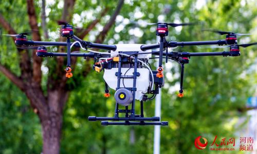 郑州市治理飞絮出新招 首次采用无人机喷药