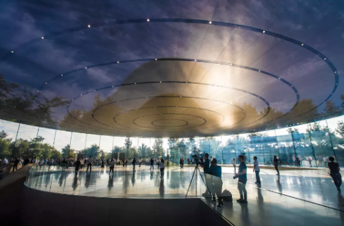 安保升级 是时候和苹果新园区无人机航拍视频说再见