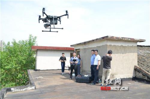 衡阳公安首次使用警用无人机开展安保维稳工作