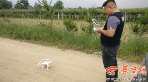 周至警方利用无人机查找罂粟 不到一小时竟找到三处