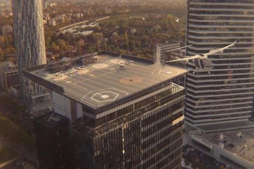 Uber展示飞行汽车原型 看起来像巨大的无人机