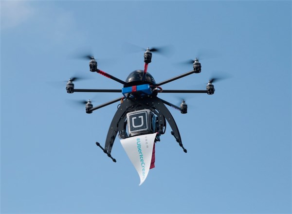 Uber将启用无人机送餐，30分钟美食送达