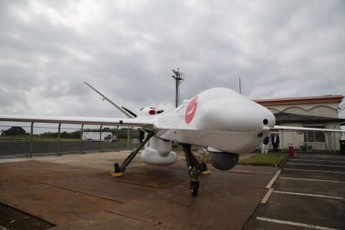 日本测试新式无人机 原型为美军MQ-9"死神"