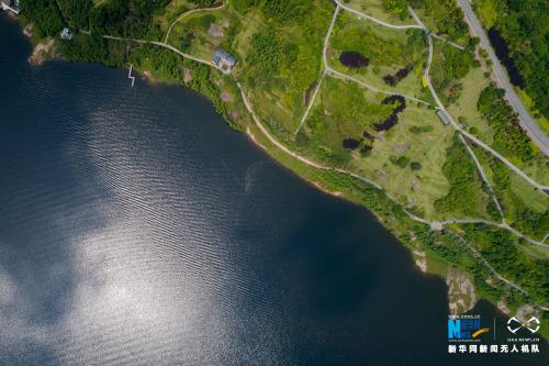 长江生态"瞰"重庆 无人机航拍大美长寿湖