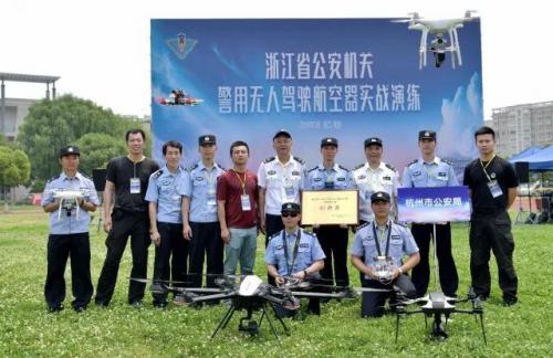 浙江省首届警用无人机实战演练 | 海康威视行业级无人机大展“鹰”姿