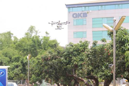 荔枝椿象肆虐 侨光科大出动无人机喷药