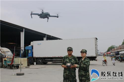 地面情况“尽收眼底” 烟台消防用无人机防控火灾