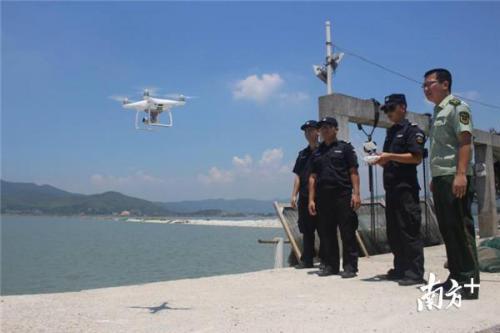 无人机登场！惠东边防官兵开展辖区禁毒清查零死角