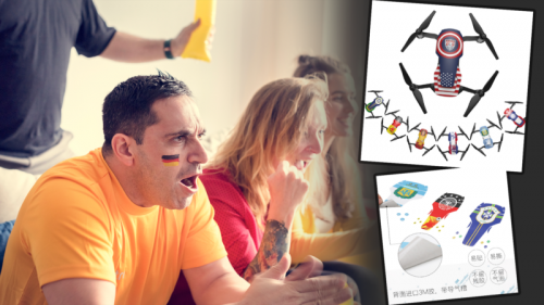 专为 DJI Mavic Air 而设世界杯主题机身贴纸登场