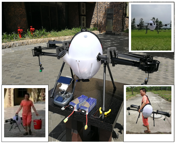 一款据使用场景而设计的植保无人机——鸭蛋植保无人机