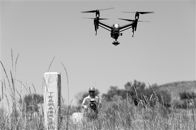 无人机巡检山区天然气管道