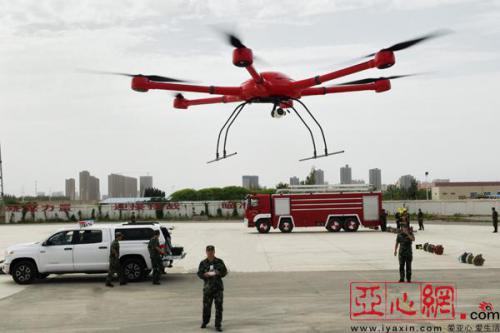 巴州公安消防支队消防无人机“上岗”
