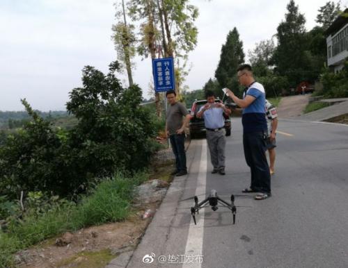 国家统计局垫江调查队到坪山镇、永平镇等地开展无人机农作物面积遥感测量