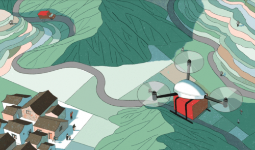 从村口小卖铺飞跃到无人机:电商这样改变中国农村