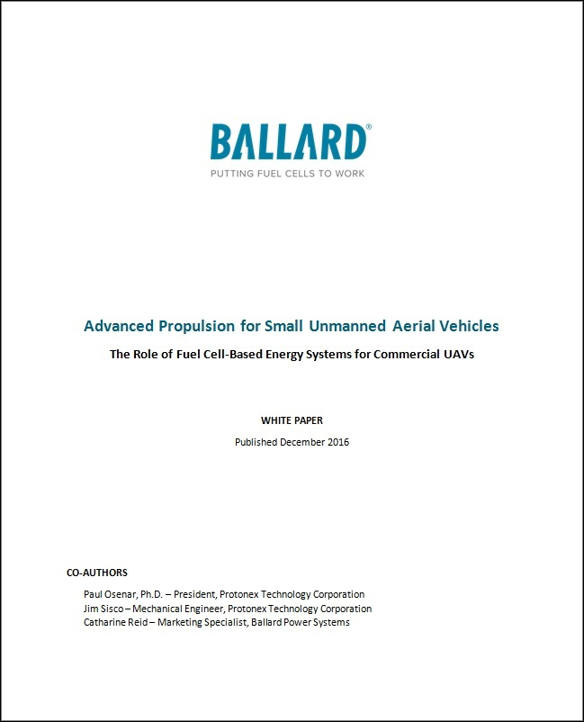 基于燃料电池的商用无人机新能源系统