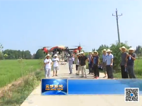 房县举办植保无人机助力水稻防虫治病现场观摩暨培训会