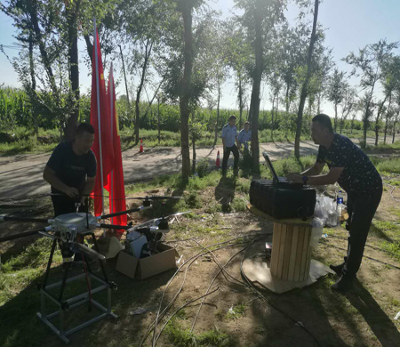 抢险救灾 刻不容缓—巴彦淖尔移动无人机大展身手鼎力相助保通信