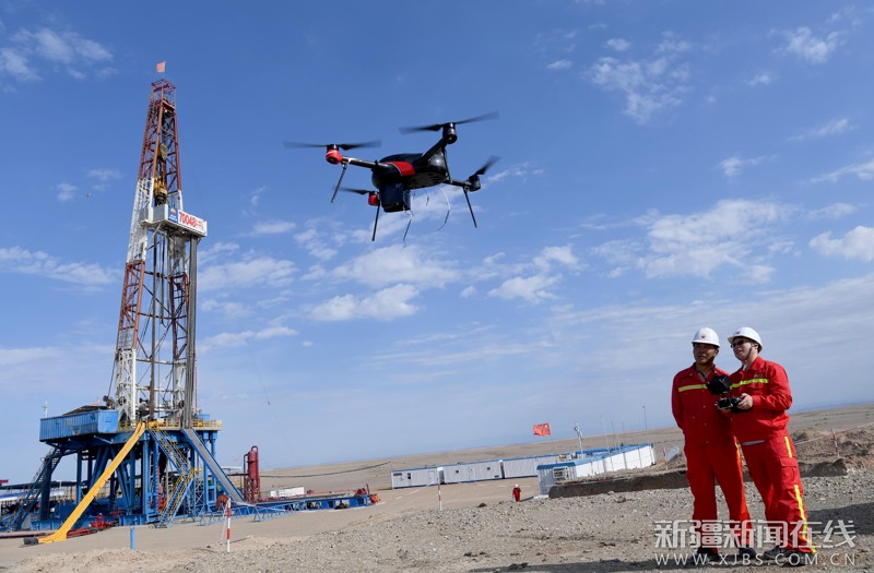 克拉玛依:无人机首次助力环境污染应急演练