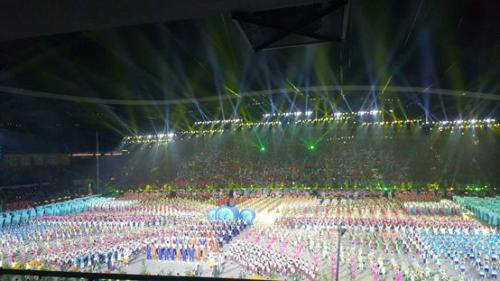 慧明捷为广东省十五届运动会开幕式保驾护航