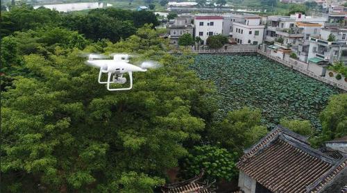 无人机助力广东美丽乡村建设，高精度成像记录乡村面貌