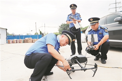 无人机助力 城市管理